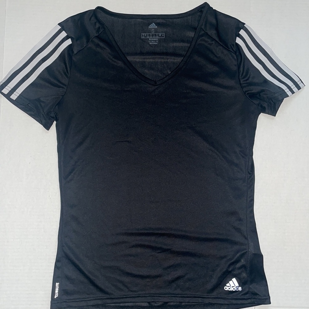 Adidas RUNNING 3-STRIPES TEE Size S - Picture 6 of 7